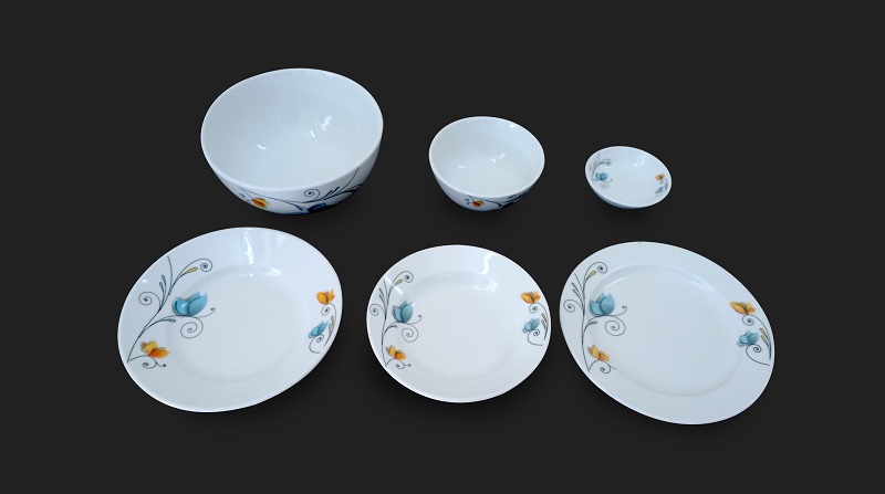 H02 high quality flower plate with beautiful design